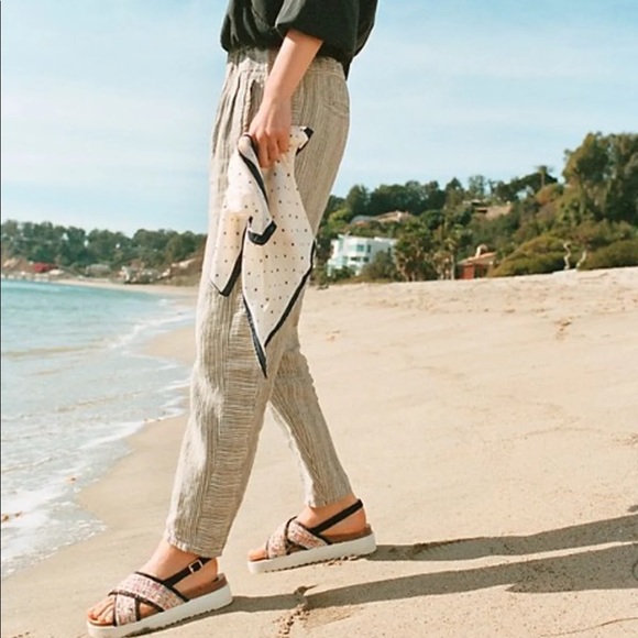 Anthropology casual striped pants - Picture 2 of 2